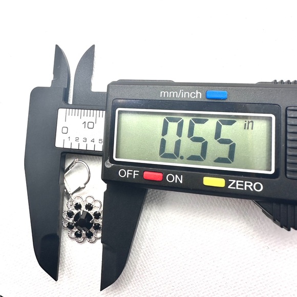 SALE. Swarovski Filigree Earrings - Picture 6 of 6